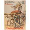 Image 1 : WWII ANTI-BRITISH PROPAGANDA MAP ENGLANDS FAULT