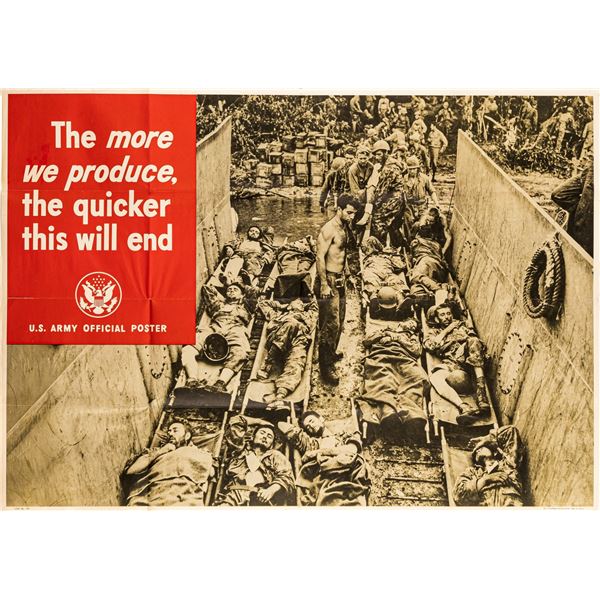 WWII THE QUICKER THIS WILL END POSTER