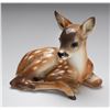 Image 2 : ALLACH PAINTED LYING FAWN #41 BY THEODOR KARNER