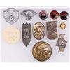 Image 1 : 12 HITLER YOUTH BADGES AND TINNIES