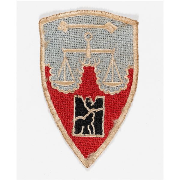 NUREMBERG TRIAL DUI PATCH