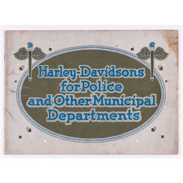 HARLEY-DAVIDSONS FOR POLICE MAGAZINE