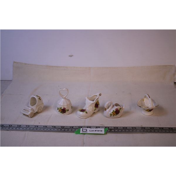 (5) Bone China Ornaments