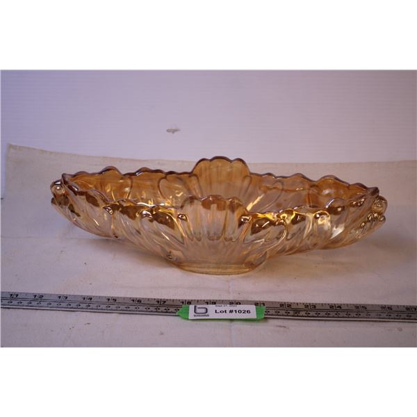 Circus Glass Centerpiece Bowl