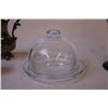 Image 2 : Butter Dish w/ Top and (6) Decor Items
