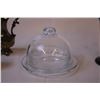 Image 2 : Butter Dish w/ Top and (6) Decor Items