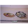 Image 1 : (2) Hand Painted Dishes (Made in Japan)