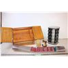 Image 1 : Letter Cabinet, Spice Rack, Vinyl Mat (21”x6”)