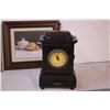 Image 3 : (2) Mantel Clocks + (2) Pieces of Wall Art