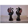 Image 1 : Pair of Decorative Flamingos