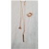 Image 2 : Rose Studded Ring + Necklace set (size 7)