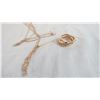Image 8 : Rose Studded Ring + Necklace set (size 7)
