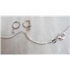 Image 4 : Chain, Ring, small Earrings - S.925