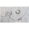 Image 5 : Chain, Ring, small Earrings - S.925