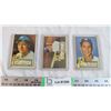 Image 1 : (3) 1952 Topps baseball - New York Yankees #57 + #122 + #128