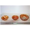 Image 1 : (3) Vintage Marigold Bowls