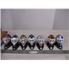 Image 1 : (7) 1990's Collectible Goalie Helmets