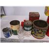 Image 2 : Mixed tins lot - Checkers jam, prince albert tobacco, etc