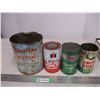 Image 1 : White Rose, IH, Esso, Firestone - tins