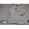 Image 3 : White Owl whiskey tin sign - 27" tall