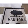 Image 2 : Manitoba sign cut off - 24" x 14.5" aluminum