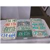 Image 1 : (12) License plates Sask