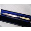 Image 4 : (12) Fork and Knife sets EP with bakelite handles with case + Knife with case EP bakelite handle
