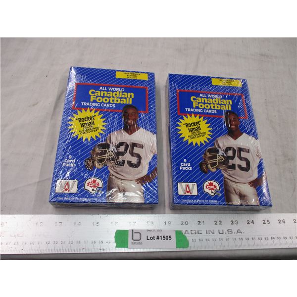 (2) Boxes of CFL - 1991 Premier Edition
