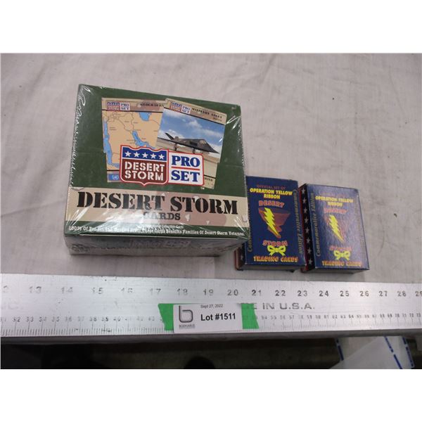 Pro Set Desert Storm trading cards