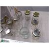 Image 3 : (10) Glass mason jars