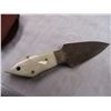 Image 3 : White handled throwing knife 6" total length - with sheath