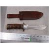 Image 3 : Ash 440c steel knife - total length 12" - with sheath