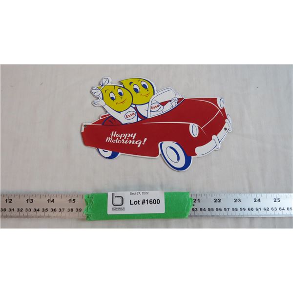 Esso Oil Drop Kids - Porcelain Fantasy Sign
