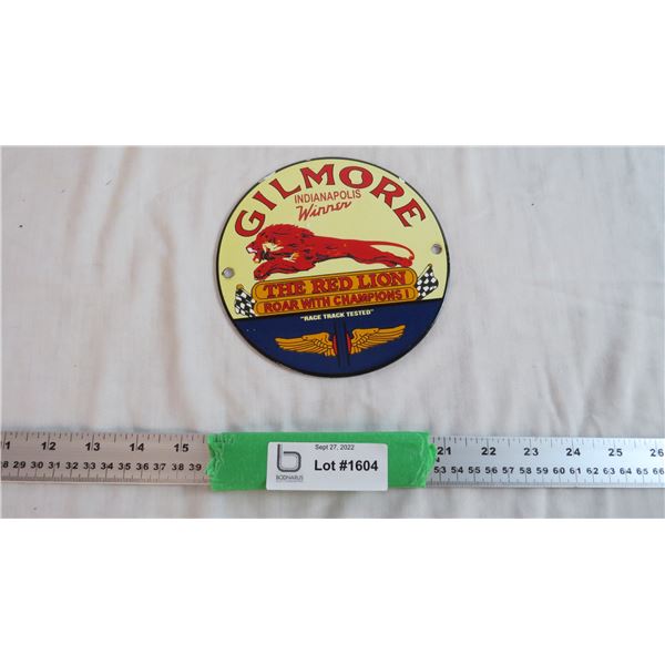 Gilmore Oil The Red Lion - Porcelain Fantasy Sign