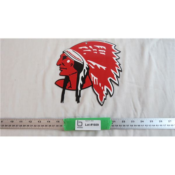 Red Indian - Porcelain Fantasy Sign