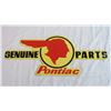 Image 2 : Pontiac Chieftain Genuine Parts - Porcelain Fantasy Sign (18" long)