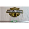 Image 1 : Harley Davidson Motorcycles - Porcelain Fantasy Sign (20" Long)