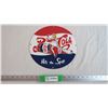 Image 1 : Pepsi-Cola "Hits the Spot" - Porcelain Fantasy Sign (12" round)