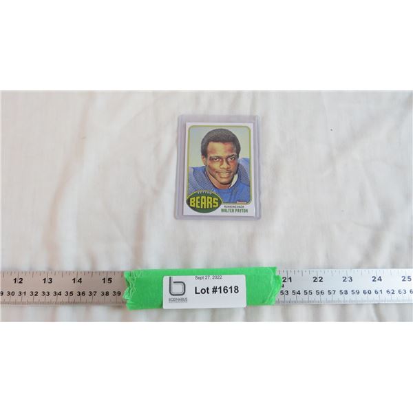 Walter Payton Rookie Card (Print) Chicago Bears - cannot guarantee authenticity