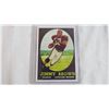 Image 2 : Jimmy Brown Rookie Card (Print) - Cleveland Browns - cannot guarantee authenticity