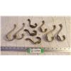 Image 1 : (4) Lg and (4) Sm Coat hooks