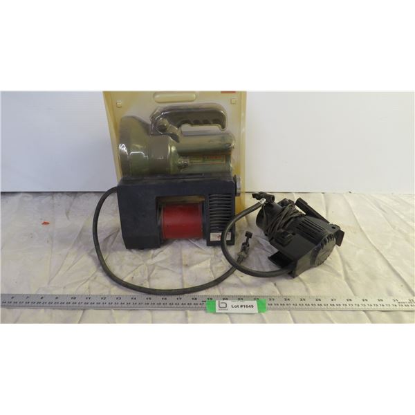 Spotlight and Portable Compressors