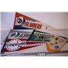 Image 1 : (4) Assorted Pennants + Mini Banner