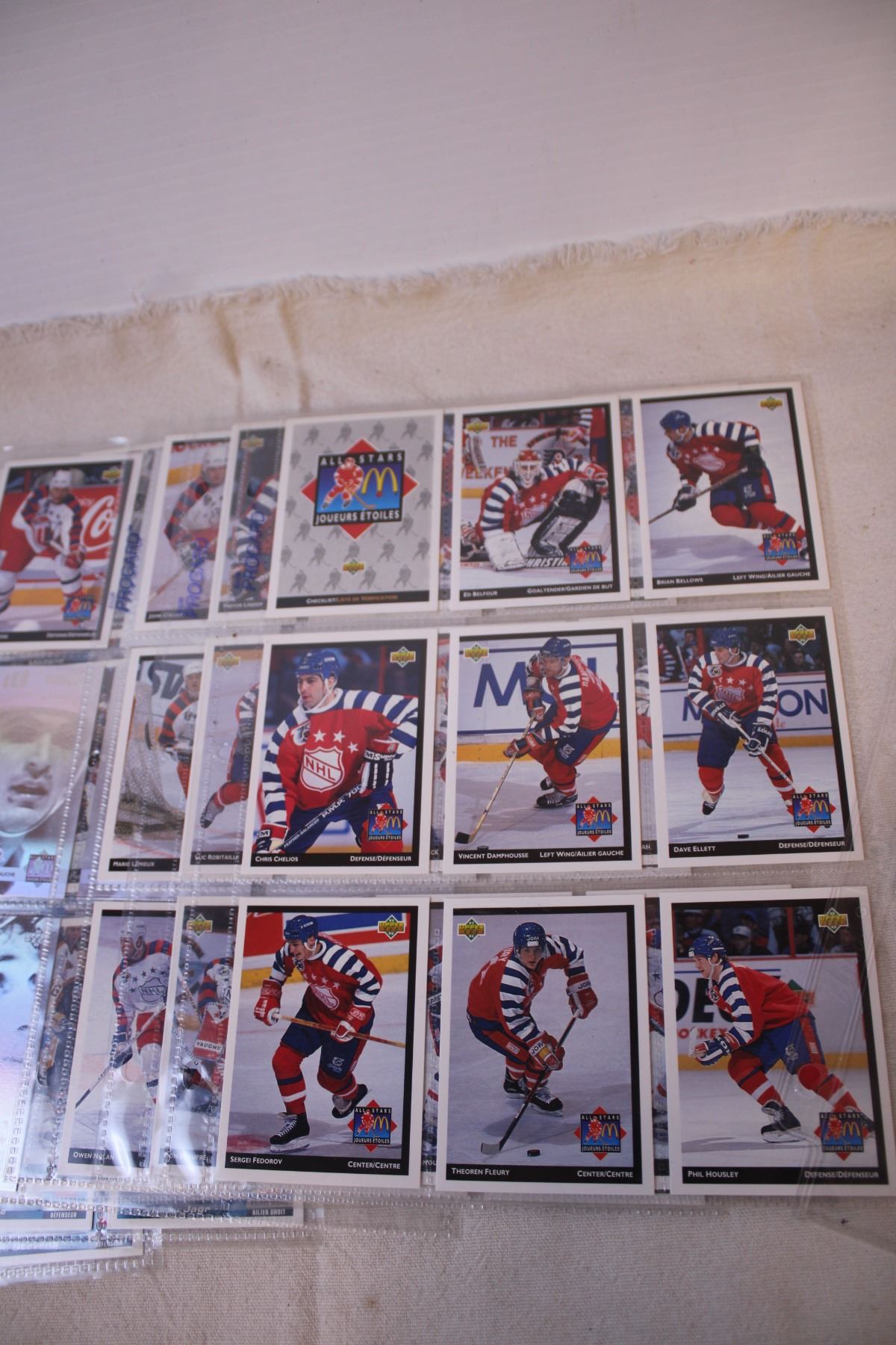 (12) Sleeves of Hockey Cards Bodnarus Auctioneering