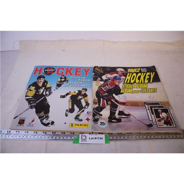 (2) 1980’s NHL Sticker Books
