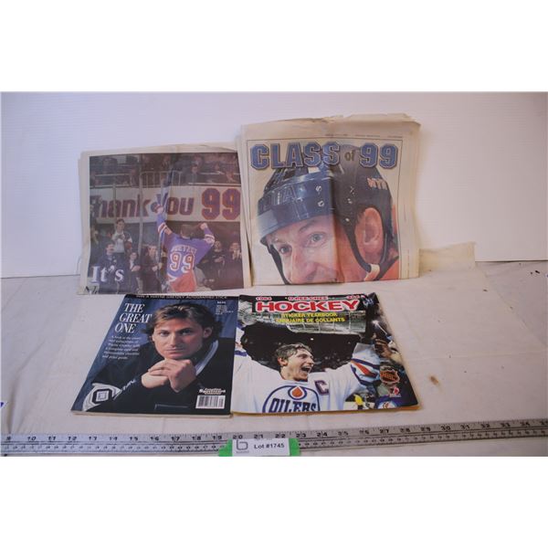 (4) Assorted Gretzky Related Items