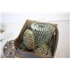 Image 2 : Box of Coil Nails + (4)Heat Bulbs, and (2) Fixtures w/bulbs