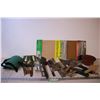 Image 1 : Assorted Tools (Mudding Knives, Chisels, Wrenches, Sand Paper, PPE)