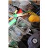 Image 4 : Box of Assorted Tools and Hardware