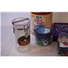 Image 2 : *(4) Tins, (4) Containers, and a Jar